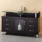 Contemporary Bathroom Vanity LUX-MS-80: H 34