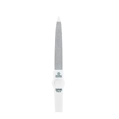 Pfeilring Saphir Nagelfeile, 12 cm, weiss