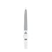 Pfeilring Saphir Nagelfeile, 12 cm, weiss