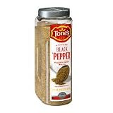 Tone's Spices Ground Black Pepper - 18 oz . - Large Restaurant / Food Service Size Shaker Container * Best Value per Ounce