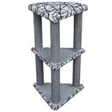 PetPal Grey Triangle Shaped Cat Tree-