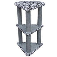 PetPal Grey Triangle Shaped Cat Tree-