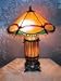 Tiffany-style Unique Mission Lamp with Light-up Base