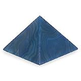 Blue agate pyramid (large) 3 W 3 L