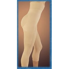 Lipo in a Box Firm Control High Waist Capri, Nude, Black or Chocolate XS thru 2X by Lipo in a Box