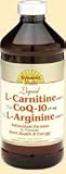 Dynamic Health L-carnitine ( 1000 mg) with Coq-10 (25 mg)  Plus L-arginine (1000 mg), 16-Ounce