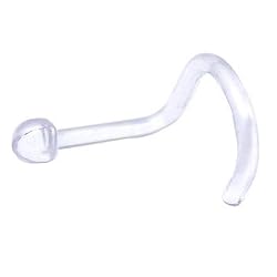 18 Gauge CLEAR ACRYLIC DOME Nose Screw Retainer