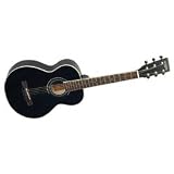 Carlo Robelli F4012 Acoustic Guitar (Black, 1/2 Size)