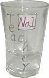 Teacher Gift Shot Glass Pink