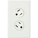 360 Electrical 36010-W Rotating Duplex Outlet