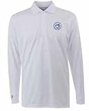 Toronto Blue Jays Long Sleeve Polo Shirt (White) - XX-Large