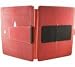Fire Red iPad Case - Stylish Genuine Stingray Skin Leather
