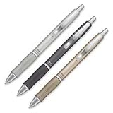 Pilot G2 Limited Fine Point Black Gel Ink Pen, Retractable Gel Roller, Silver Metalic Barrel, 31153