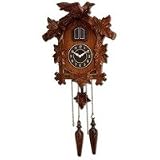 Hand Carved Faux Cuckoo Clock with Quartz Movement