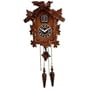 BrookwoodTM Hand Carved Faux Cuckoo Clock with Quartz Movement
