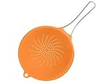 SiliconeZone 9.25 Flexible Strainer, Orange