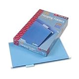 Smead Hanging Folder, Legal, 1/5 Cut Tab, Blue, 25 per Box (64160)