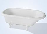 Clawfoot Bath Tub - Restoria Regent 60-inch Acrylic Rolltop Clawfoot Tub