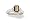 14K White Gold Genuine Emerald-cut Smoky Quartz and Diamond Ring - Size 4