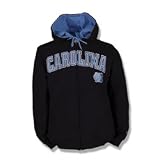 North Carolina Tar Heels Hooded Zip Sweatshirts - Tackle Twill