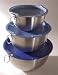 Kitchen & Housewares : Tovolo Stainless Steel Mixing Bowls With Lids, Set of 3