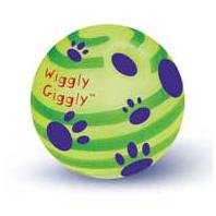 Image of 3 PACK SMALL WIGGLY GIGGLY BALL, Size: 5 INCH (Catalog Category: Dog:TOYS)