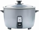 PAN. 23 CUP RICE COOKER SILVER USF APPROVED