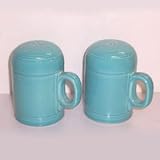 Fiestaware Turquoise 756 4-1 2-by-4-Inch Stovetop Salt and Pepper Set