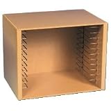Melissa & Doug Deluxe Natural Wood Puzzle Storage Case