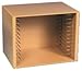 Melissa and Doug Deluxe Natural Wood Puzzle Storage Case