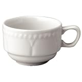 Buckingham White Stacking Continental Coffee Cup