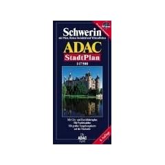 ADAC Stadtplan Schwerin: Mit Plate, Raben Steinfeld und Wittenf�rden. Mit City- und Durchfahrtsplan. Mit Postleitzahlen. Mit gro�er Umgebungskarte