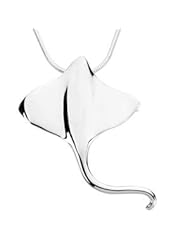 CleverEve Designer Series Polished Stingray Sterling Silver Brooch Pendant 10.20 grams