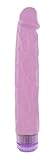 The Tower 9.5 Inch Vibrating Dildo, Pink