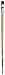 da Vinci Oil & Acrylic Series 1768 Paint Brush, Bright Light Ox Hair Sabeline with Plainwood Handle, Size 14 (1768-14)