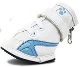 New Blue Fou-ma Booties Designer Shoes for Dogs Size 1