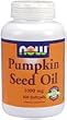 Pumpkin Oil 1000 mg by Now Foods 100 Softgels
