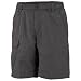 These grey 'Silverton III' shorts from Columbia feature a casual, relaxed fit, a double belt loop waist with a matching grey belt, two side pockets and a flapover leg pocket.