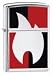 Zippo Lighte Mismatched,High Polish Chrome