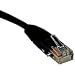 Tripp Lite N002-002-BK Cat5e 350MHz Black Molded Patch Cable RJ45M/M - 2ft