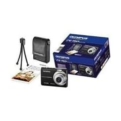 Olympus FE-190 Digitalkamera (6 Megapixel) exklusive "Black-Edition"