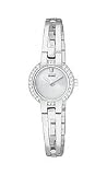 Citizen Eco-Drive Silhouette Crystal Bangle Silver Dial Women's watch #EW9990-54A