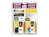 HP Model C8788AN No. 45/78 Black & Color Ink Combo Pack, Pack Of 2 (1 Black, 1 Color)