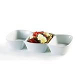 3-Section Porcelain Dish