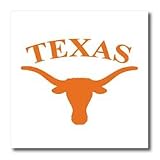Texas Longhorn - 8x8 Iron On Heat Transfer For White Material