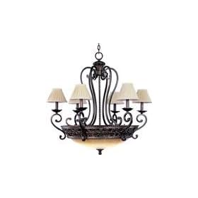 Maxim Lighting 20286VAOI Portofino 9 Light Single Tier Chandelier in Oil Rubbed