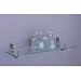 Glass Shelf - Brushed Nickel (Brushed Nickel) (3.5H x 20.5W x 4.75D)
