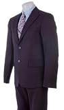 Versus by Versace Men's Navy Wool Blend Suit