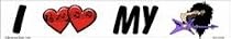 I love my guitar bumper sticker