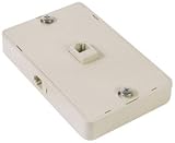 RCA - RCA TP252 3-Way Modular Wall Phone Jack (Ivory)